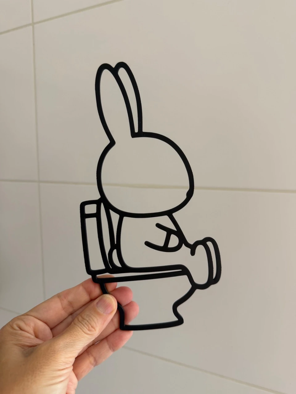 Miffy wall decor bathroom decor sign